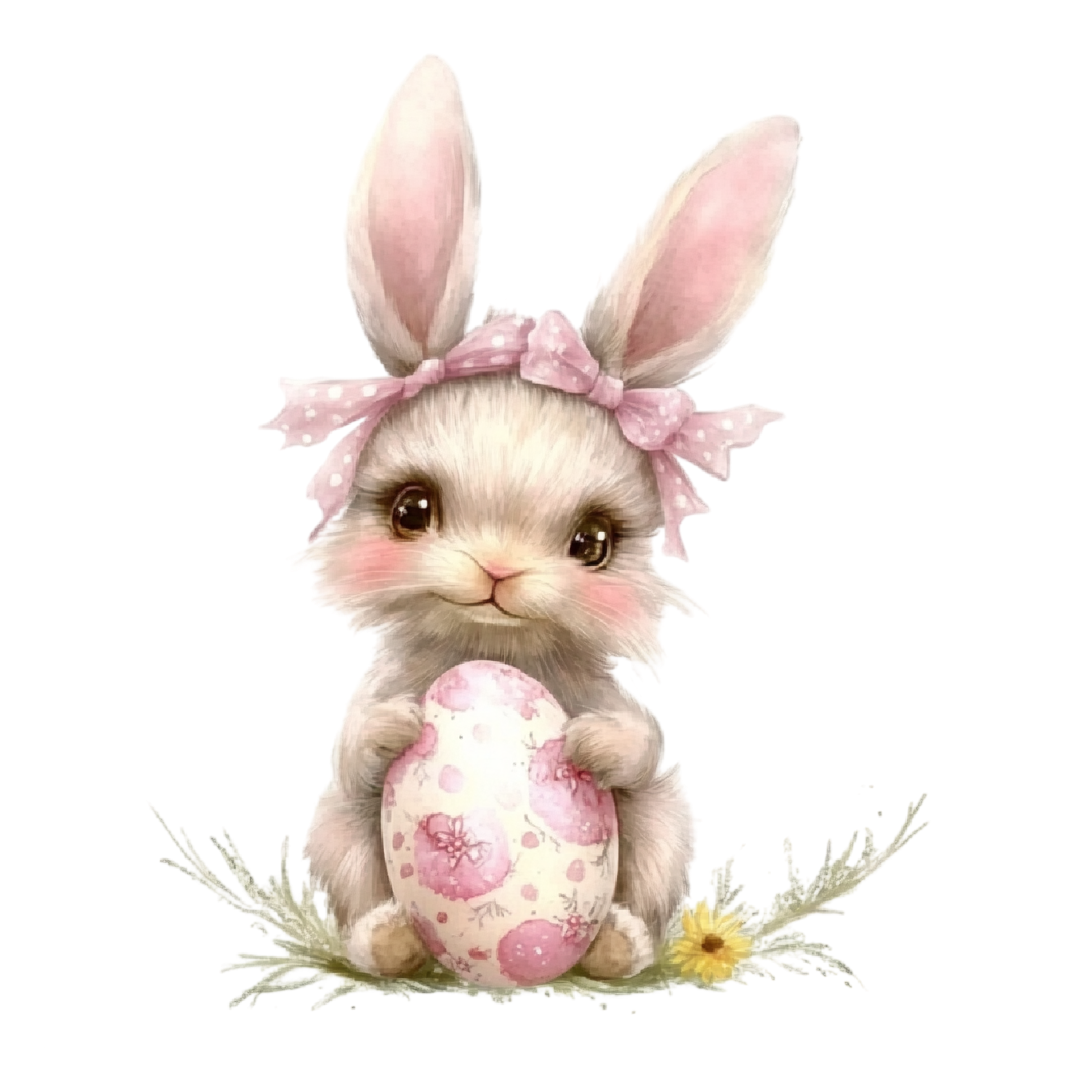 26 Funny Pink Easter PNG Clipart