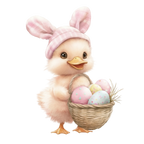 26 Funny Pink Easter PNG Clipart