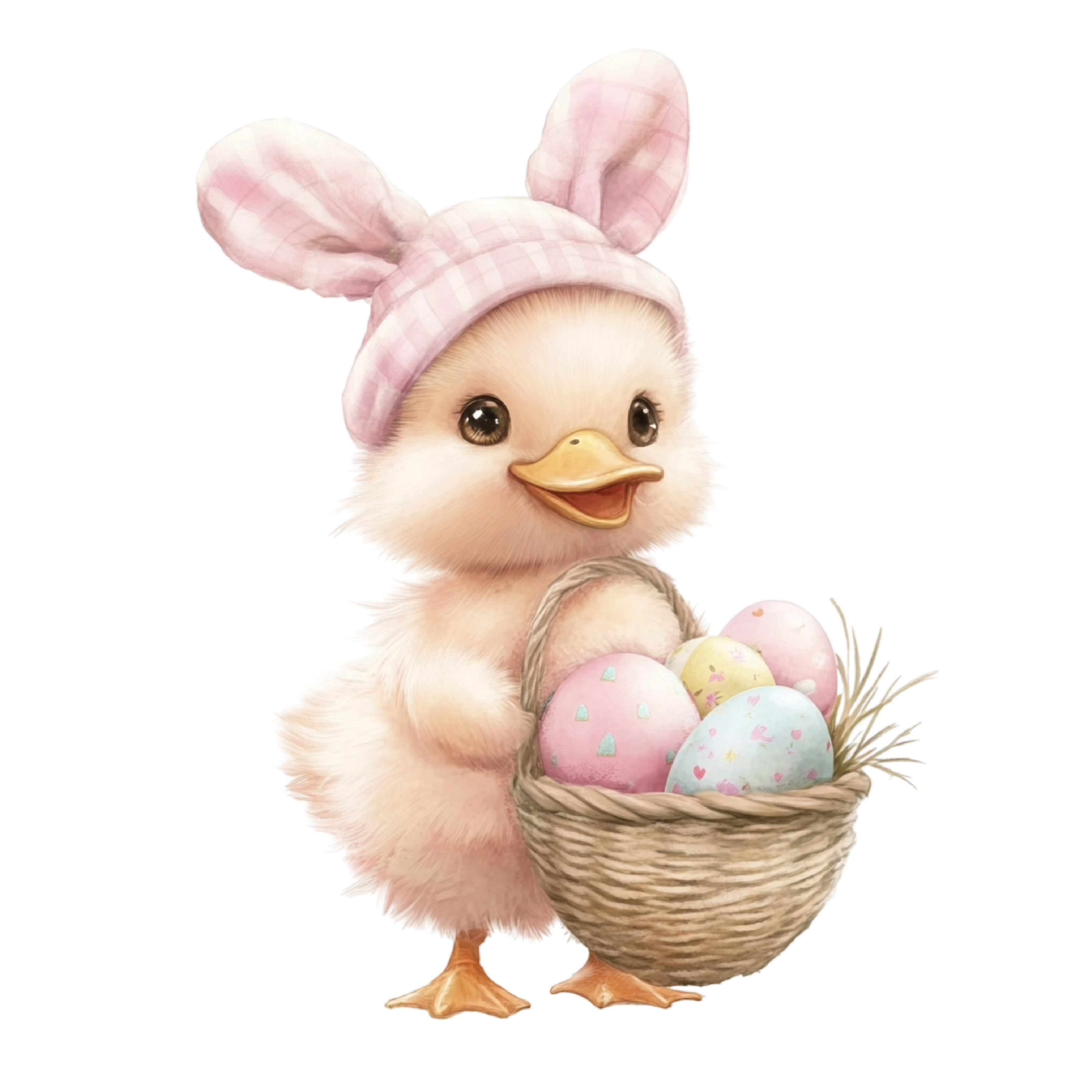 26 Funny Pink Easter PNG Clipart