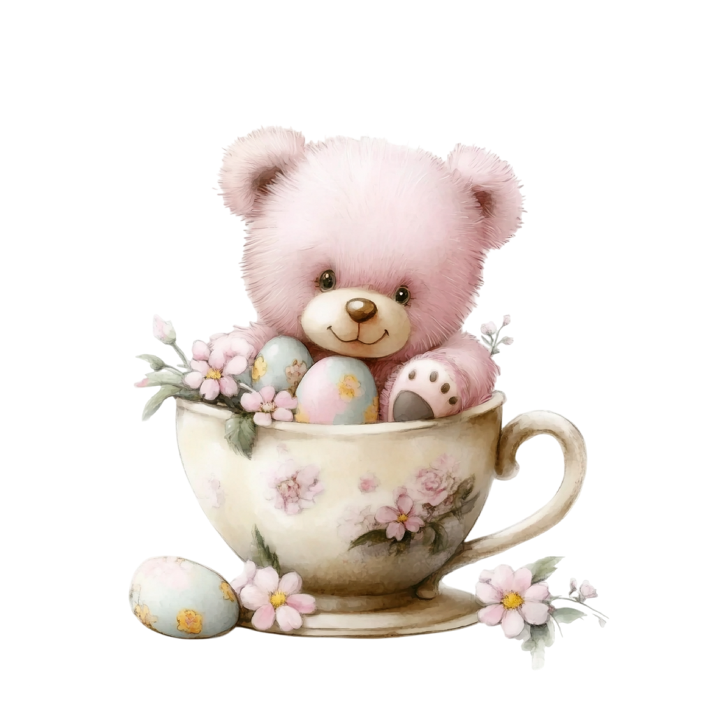 26 Funny Pink Easter PNG Clipart