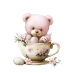 26 Funny Pink Easter PNG Clipart