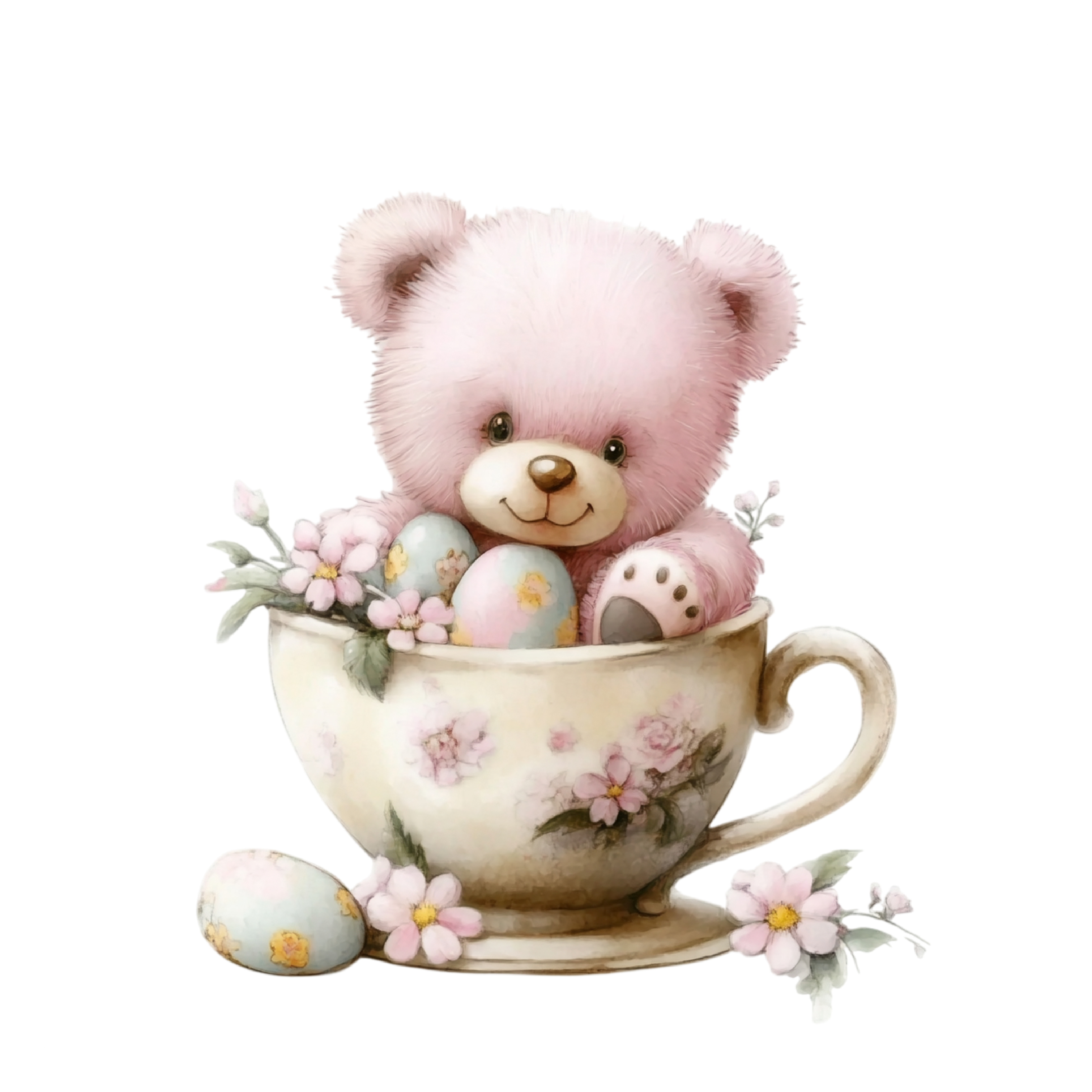 26 Funny Pink Easter PNG Clipart