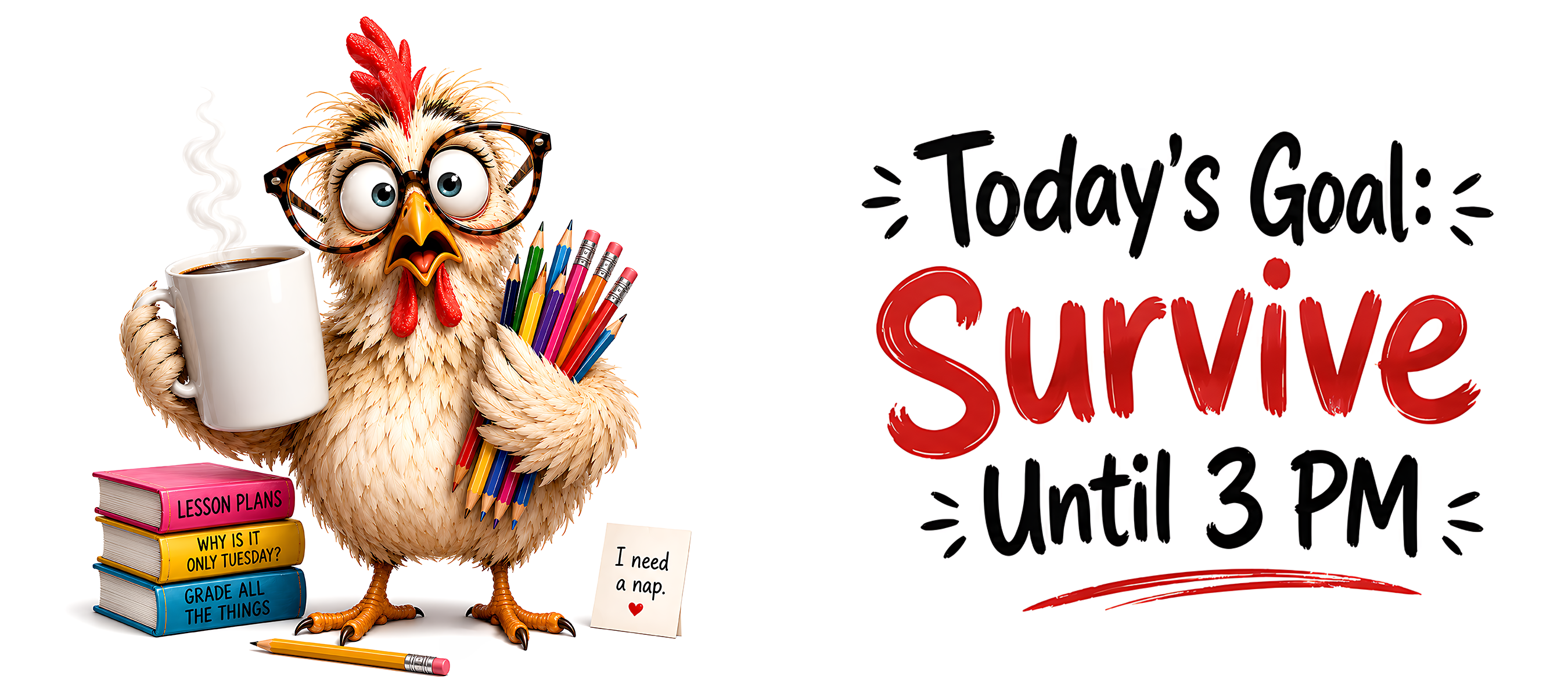 20 Funny Teacher Mug Wrap PNG Bundle Designs