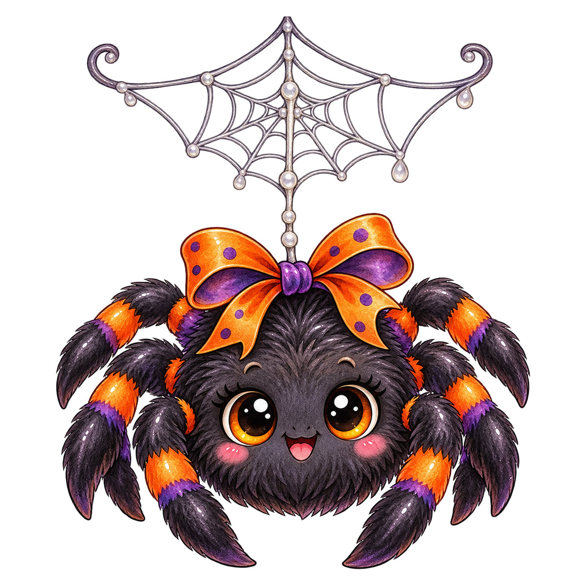 20 Cute Watercolor Halloween Clipart Bundle – PNG, SVG & JPG