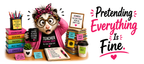 20 Funny Teacher Mug Wrap PNG Bundle Designs