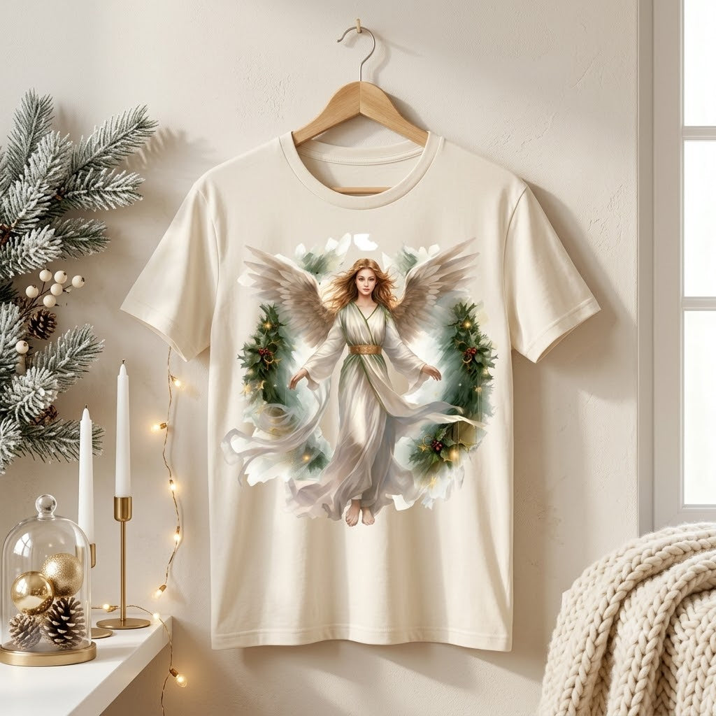 12 Beautiful Christmas Angel Clipart PNG Bundle