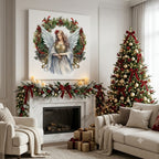 12 Beautiful Christmas Angel Clipart PNG Bundle