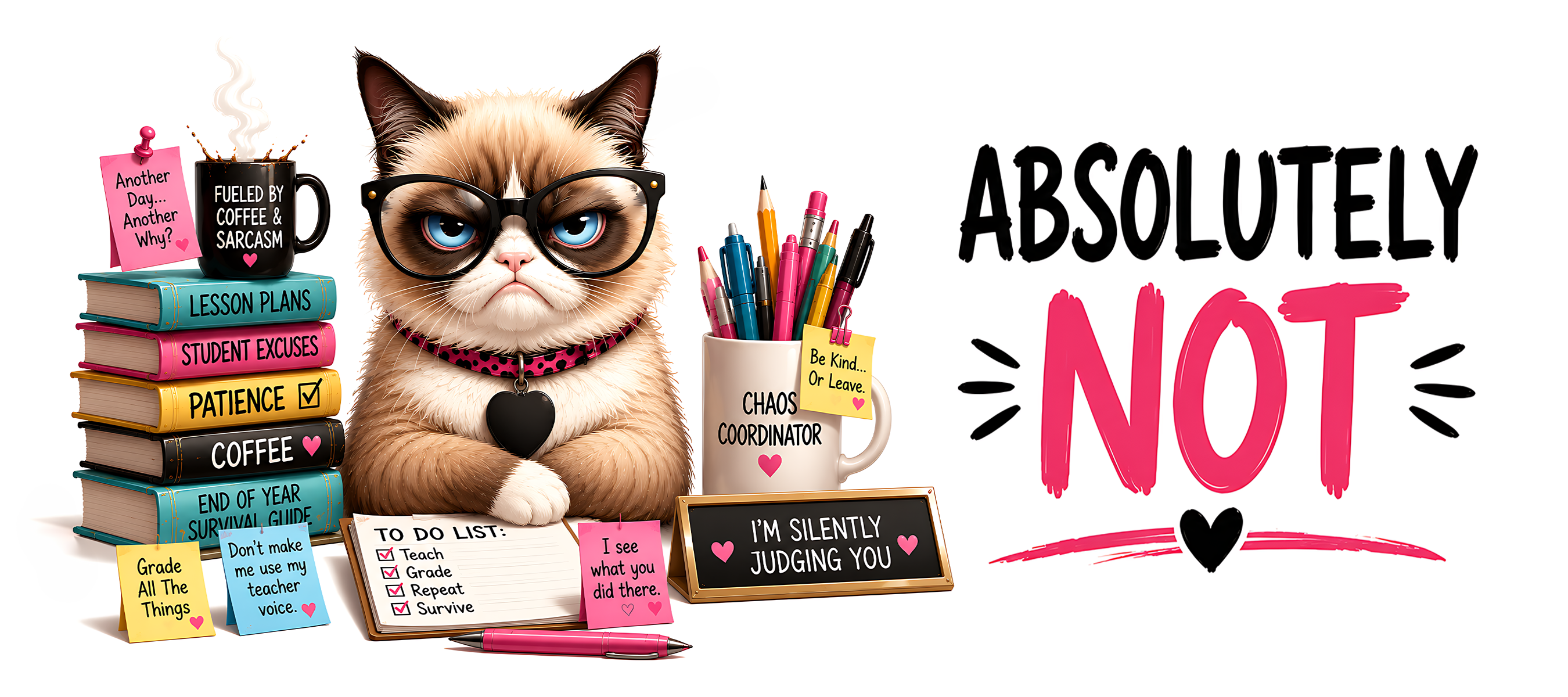 20 Funny Teacher Mug Wrap PNG Bundle Designs