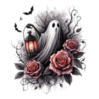 21 Spooky Ghost Halloween Pumpkin PNG Clipart
