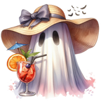 20 Cute Funny Ghost Pumpkin Halloween PNG Bundle