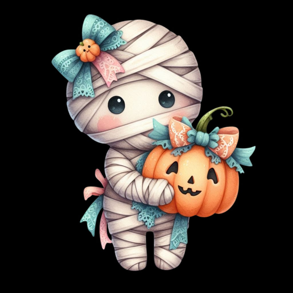 30 Cute Animal Mummy PNG Bundle