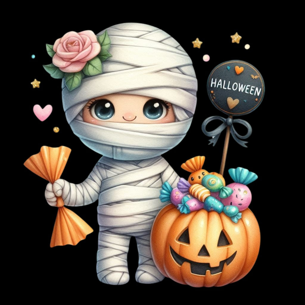 30 Cute Animal Mummy PNG Bundle
