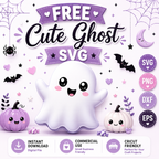 Free Cute Ghost SVG