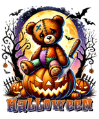 14 Bear Doll Halloween Sublimation PNG Bundle