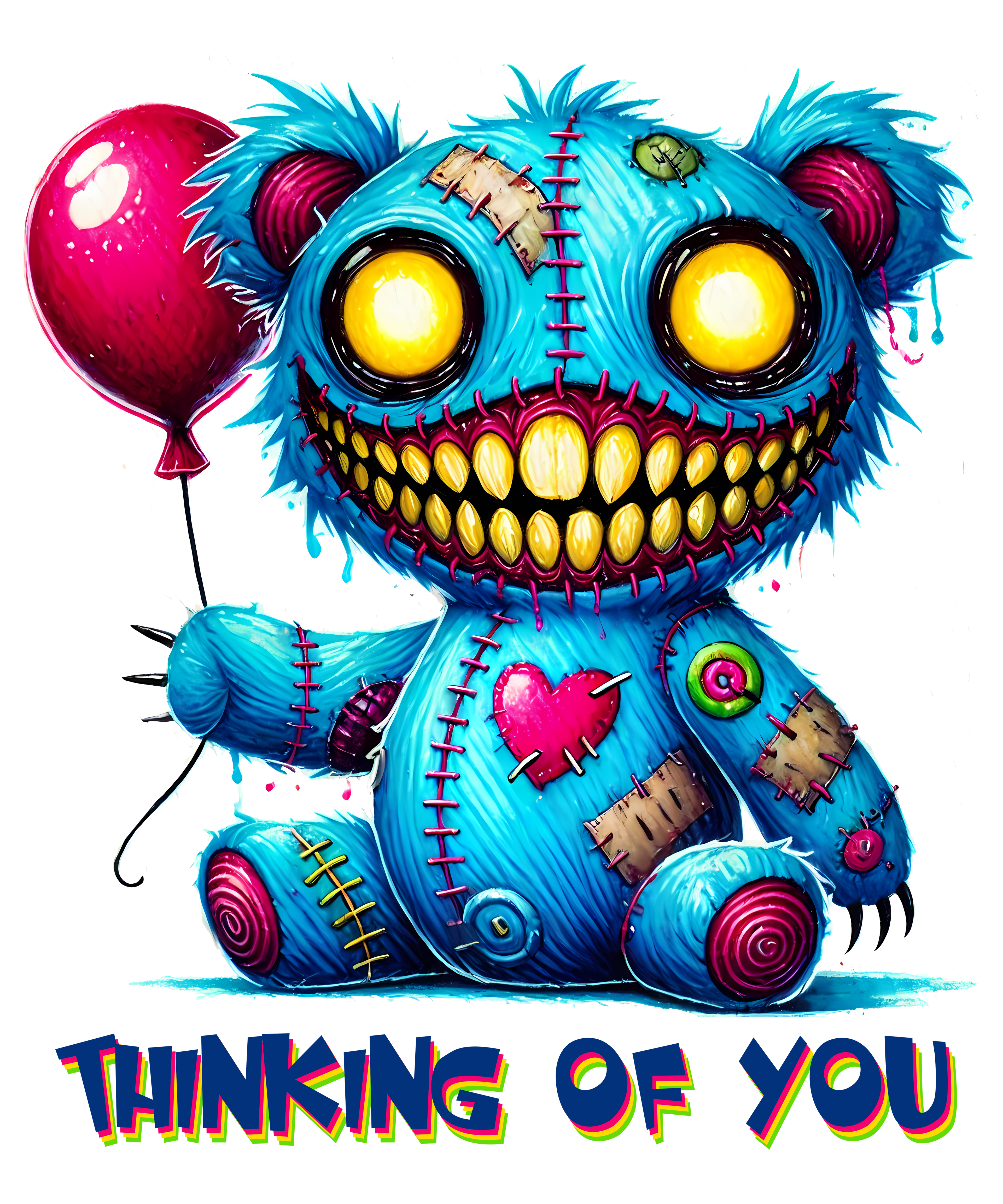 14 Bear Doll Halloween Sublimation PNG Bundle