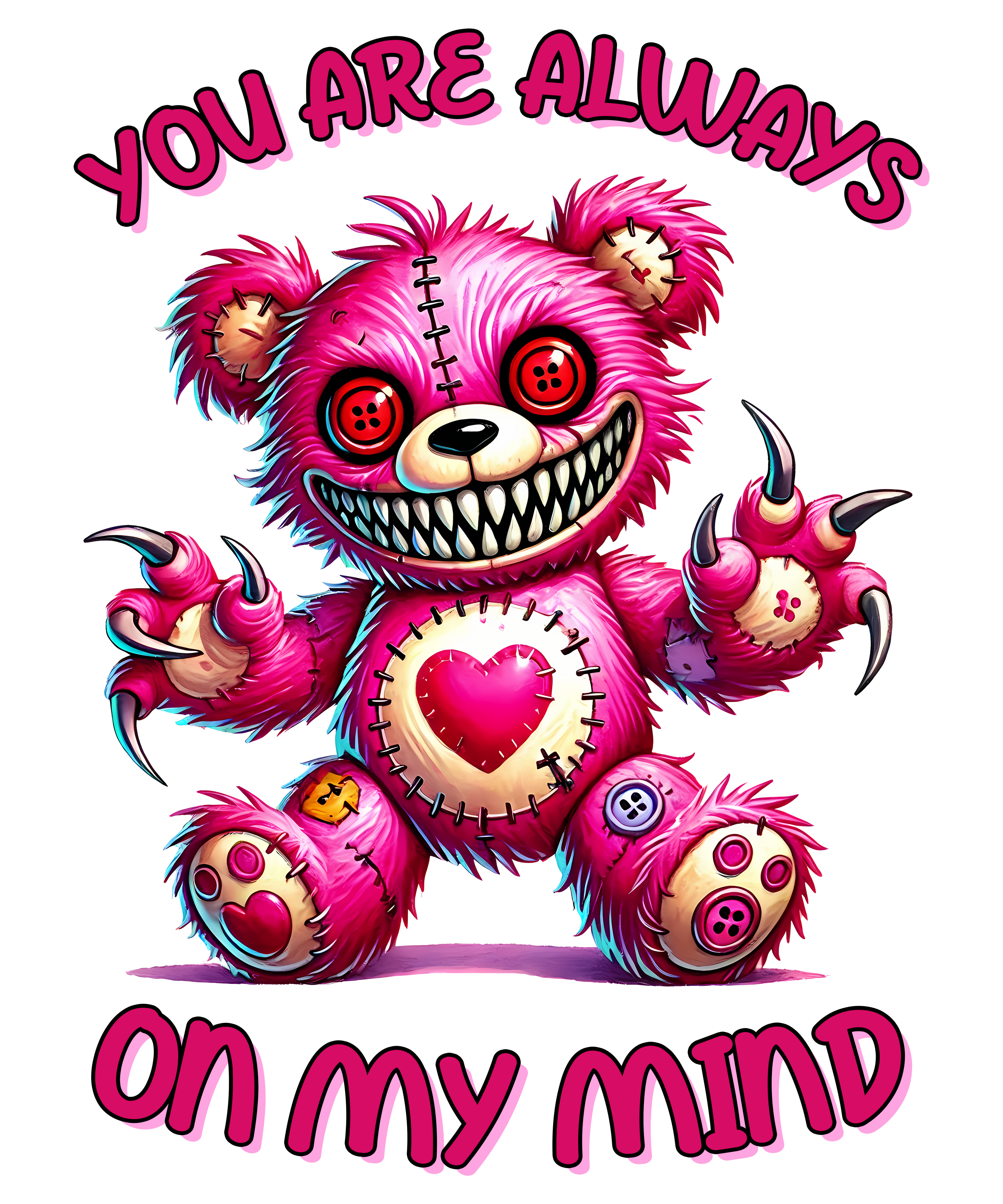 14 Bear Doll Halloween Sublimation PNG Bundle