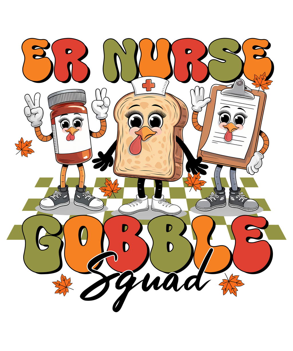 20 Thanksgiving Nurse Sublimation PNG Bundle
