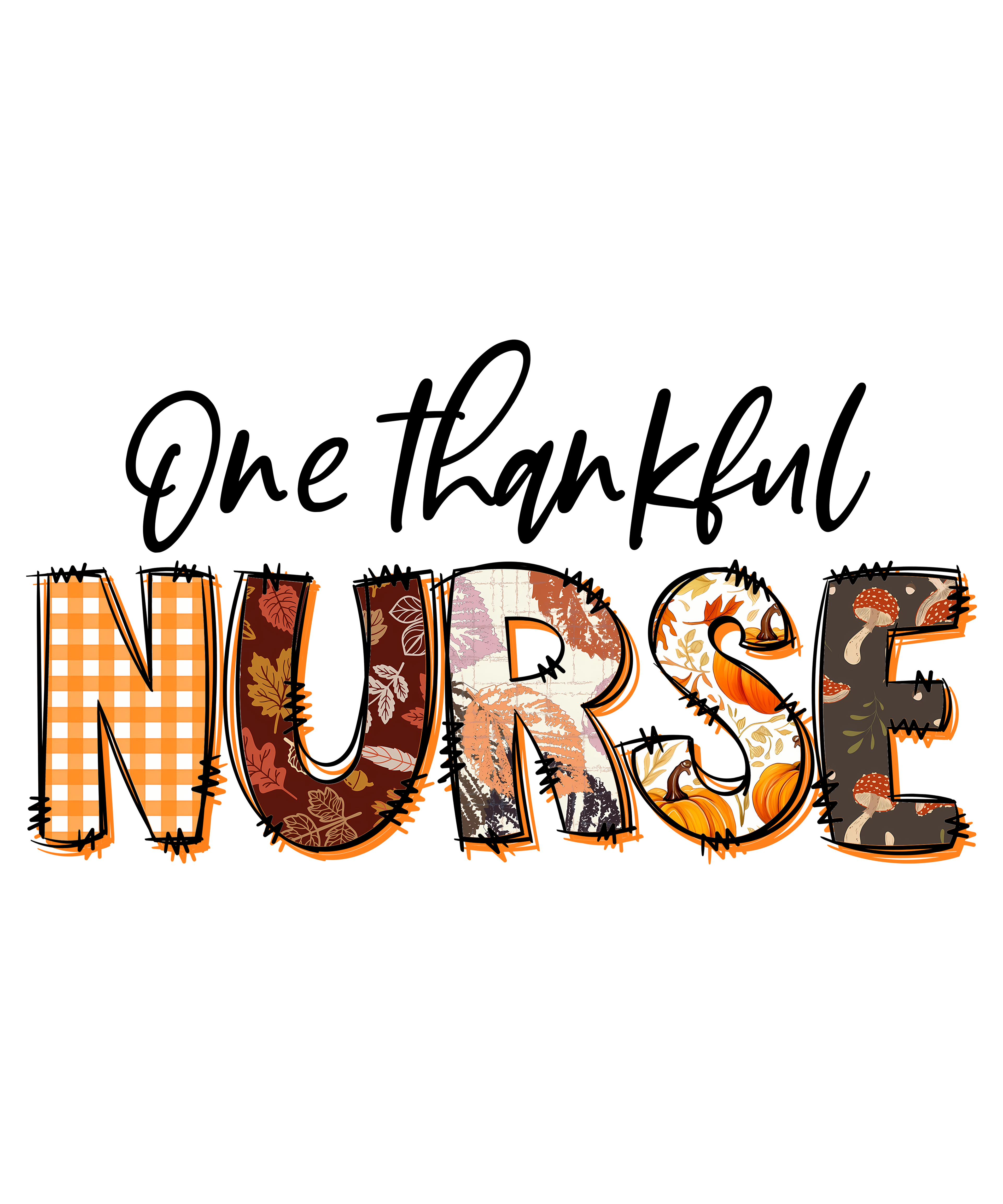 20 Thanksgiving Nurse Sublimation PNG Bundle