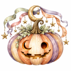 38 Whimsical Halloween Cute Spooky Clipart PNG JPG Bundle