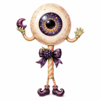 38 Whimsical Halloween Cute Spooky Clipart PNG JPG Bundle