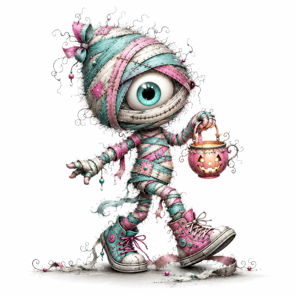 57 Cute Monster  Kawaii Spooky Clipart PNG JPG Bundle