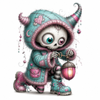 57 Cute Monster  Kawaii Spooky Clipart PNG JPG Bundle