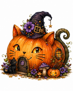 38 Whimsical Halloween Clipart  PNG JPG Bundle
