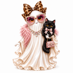 20 Glam Ghosts Halloween PNG & JPG Clipart Bundle