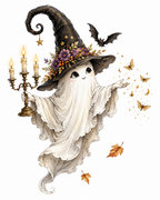 38 Whimsical Halloween Clipart  PNG JPG Bundle