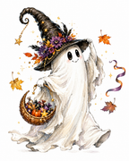 38 Whimsical Halloween Clipart  PNG JPG Bundle