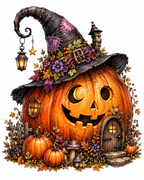 38 Whimsical Halloween Clipart  PNG JPG Bundle