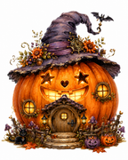 38 Whimsical Halloween Clipart  PNG JPG Bundle