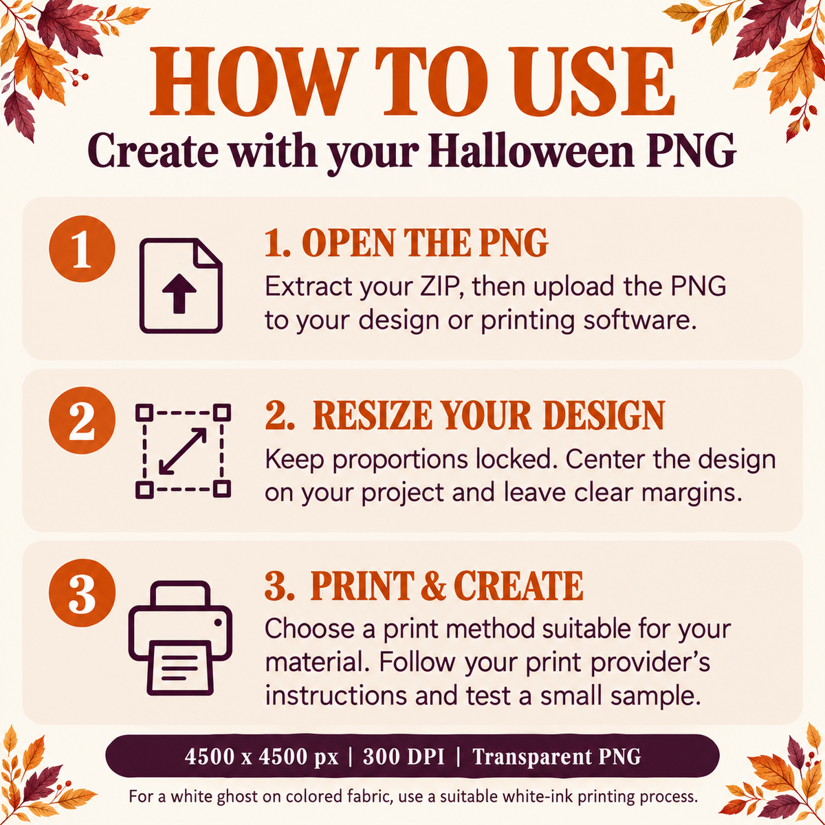 Cute Halloween Ghost PNG, BOO Tree Design with Witch Hat & Pumpkins, Transparent  Digital Download