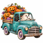 35 Cute Halloween Clipart PNG Bundle, Watercolor Ghosts, Pumpkins, Cats & Witches, Transparent Background, Digital Download