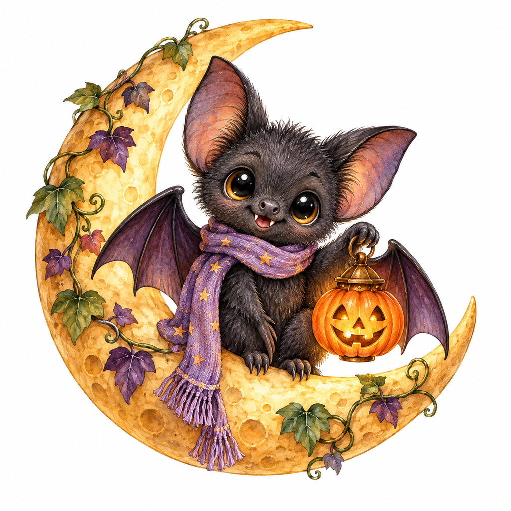35 Cute Halloween Clipart PNG Bundle, Watercolor Ghosts, Pumpkins, Cats & Witches, Transparent Background, Digital Download