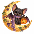 35 Cute Halloween Clipart PNG Bundle, Watercolor Ghosts, Pumpkins, Cats & Witches, Transparent Background, Digital Download