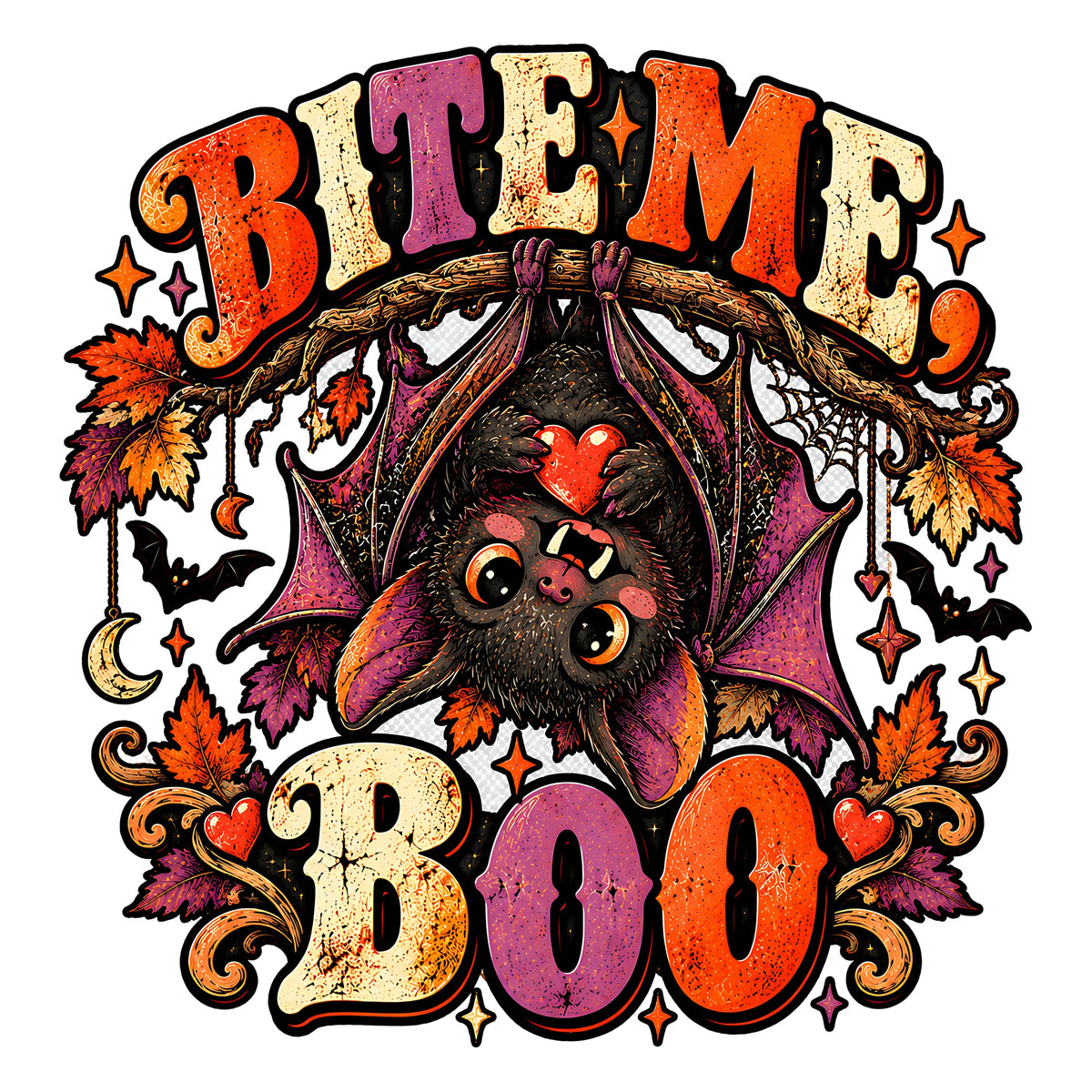 Retro Halloween Sublimation PNG Mega Bundle - 43 Designs