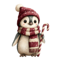 25 Whimsical Christmas PNG Clipart Bundle