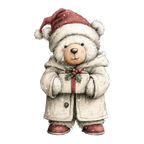 25 Whimsical Christmas PNG Clipart Bundle