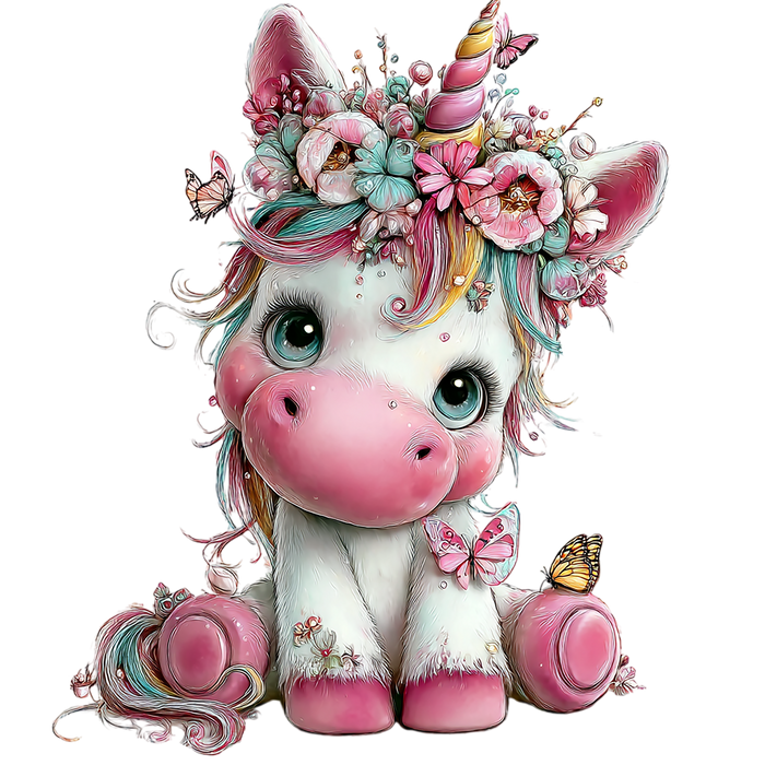 20 Baby Unicorns Sublimation Clipart PNG Bundle