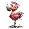 20 Whimsical Summer Flamingo PNG Clipart Bundle