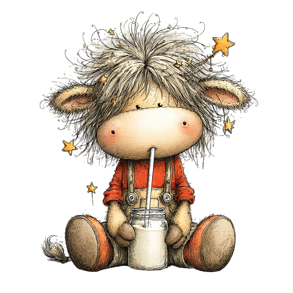 20 Watercolor Summer Cow PNG Clipart
