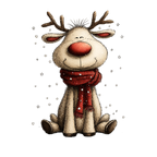 20 Santa Reindeer Christmas PNG Clipart Bundle