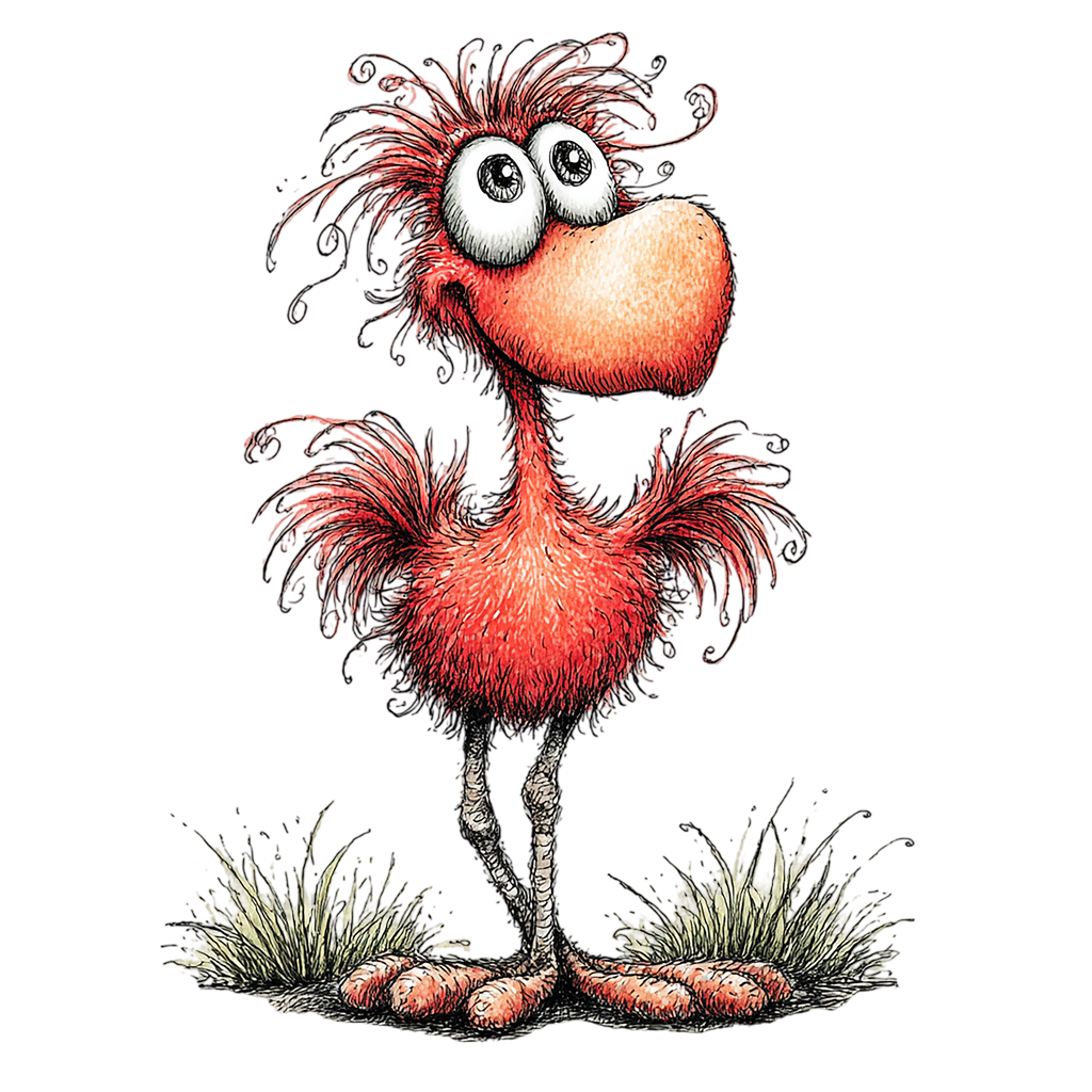 20 Whimsical Summer Flamingo PNG Clipart Bundle