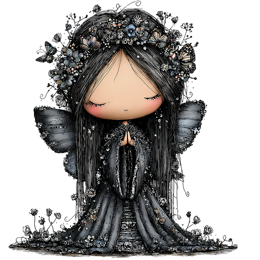 20 Whimsical Summer Witch PNG Clipart