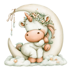 40 Whimsical Cute Unicorn PNG Clipart Bundle