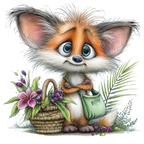 98 Baby Jungle Animals PNG Clipart Bundle