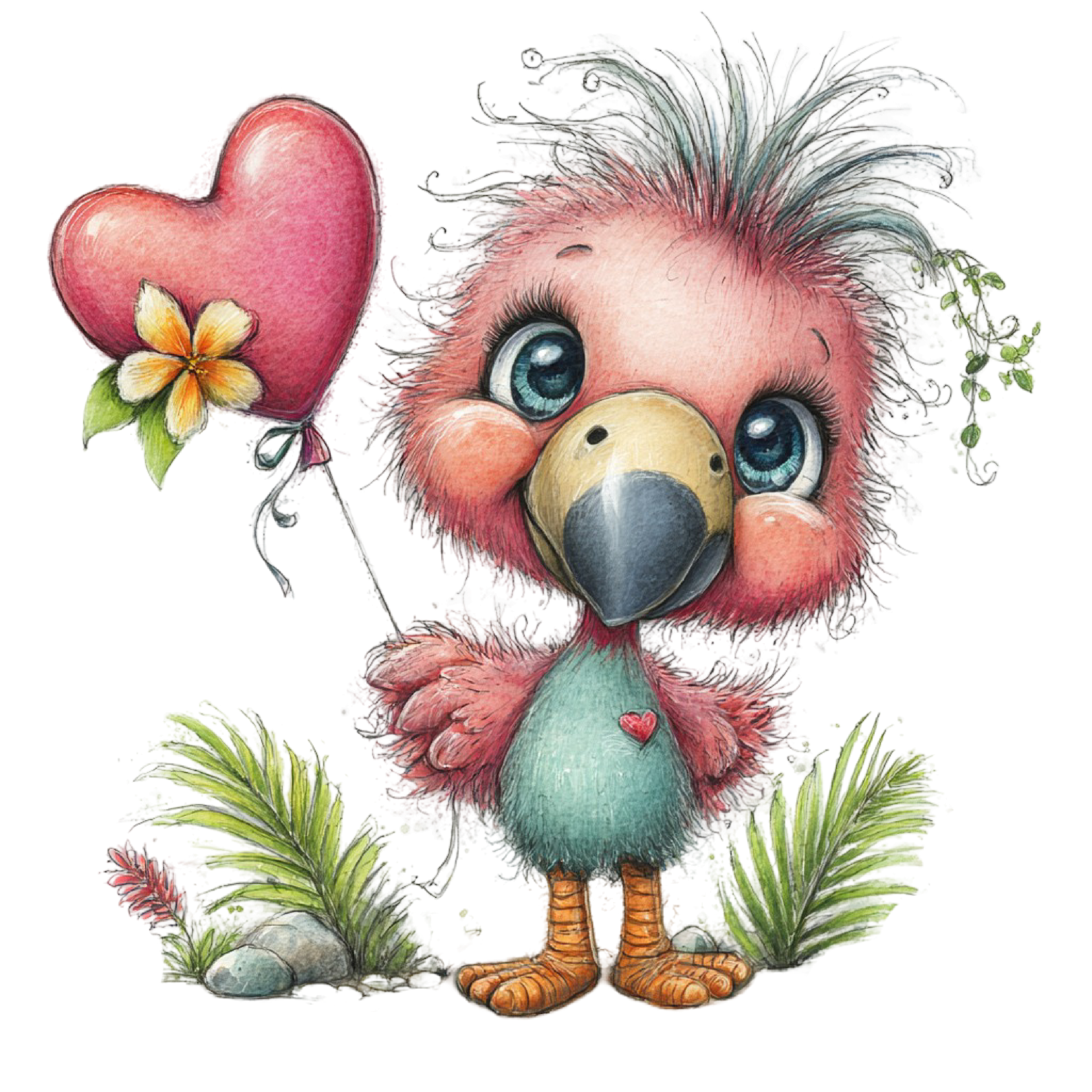 98 Baby Jungle Animals PNG Clipart Bundle