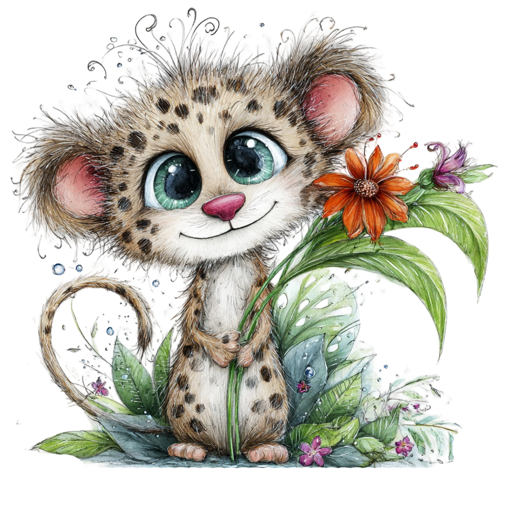 98 Baby Jungle Animals PNG Clipart Bundle