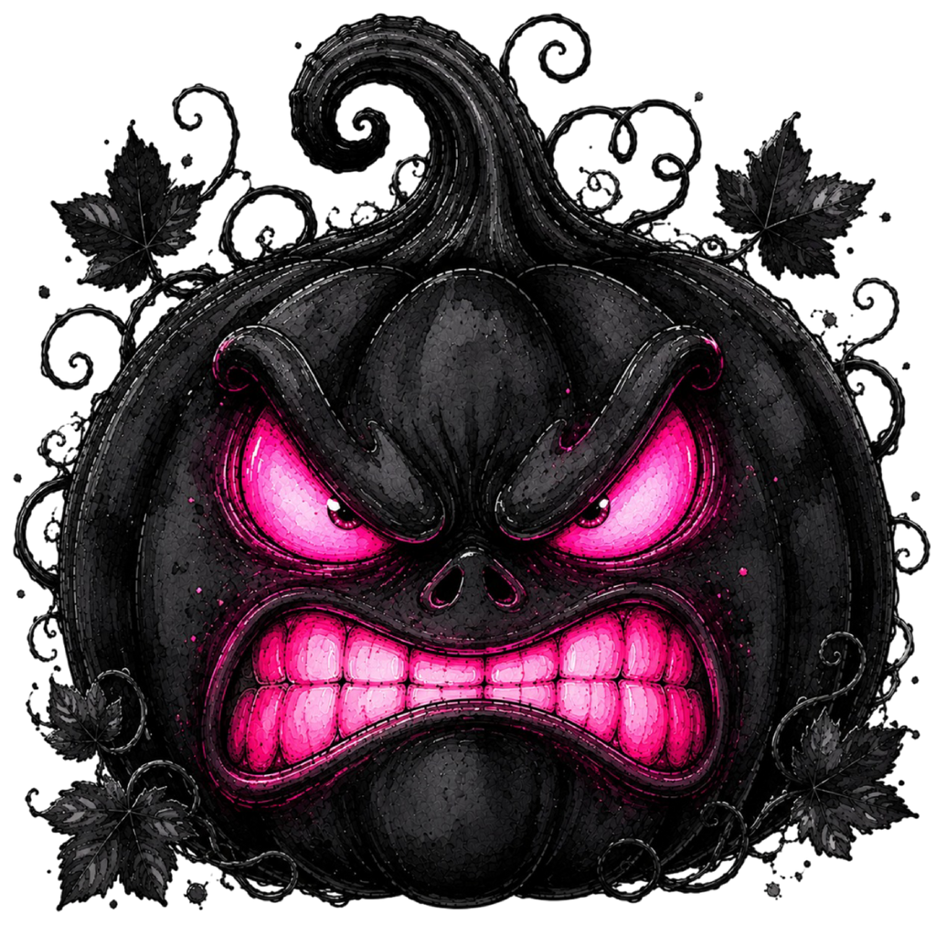 30 Funny Halloween Pumpkin PNG Clipart Bundle